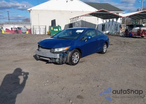 2012 Honda Civic Lx from USA, damaged, VIN 2HGFG3B50CH554074